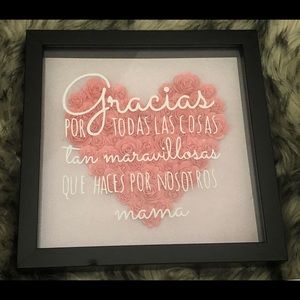 Mother’s Day shadow box hand made